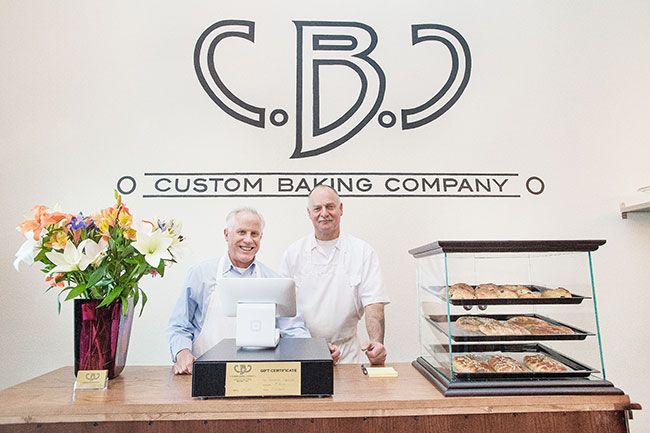 Marcus Larson/News-Register##Michael McKenney and Danny Wilser originally planned to retire after selling the Crescent Café. “But how many baked goods can you eat at home?” Wilser asked, explaining why they opened their bakery in December.