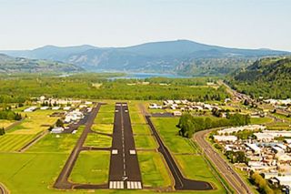 Image: Port of Portland##A pilot’s-eye view of the Troutdale Airport as it appears today. Image: Port of Portland##A pilot’s-eye view of the Troutdale Airport as it appears today.