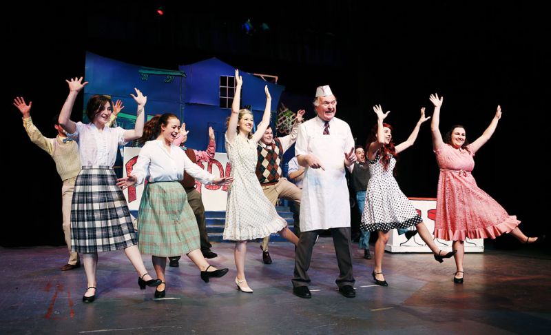 News-Register file photo##Walt Haight leads a dance number in “Reefer Madness” at Gallery Theater. Arts and culture are important players in the local economy.