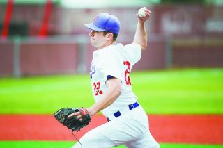 Marcus Larson/News-Register##
Linfield reliever Dylan Peters came in to get the win in the first game, a 6-3 Linfield victory. The ‘Cats won the second game behind Cal Neely, with Peters also getting the save. Marcus Larson/News-Register##
Linfield reliever Dylan Peters came in to get the win in the first game, a 6-3 Linfield victory. The ‘Cats won the second game behind Cal Neely, with Peters also getting the save.