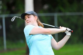 Rusty Rae/News-Register##
Emma Beyer shot a pair of 79s at Trysting Tree to qualify for her fourth consecutive state 6A golf tournament. Rusty Rae/News-Register##
Emma Beyer shot a pair of 79s at Trysting Tree to qualify for her fourth consecutive state 6A golf tournament.