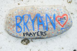 Paul Daquilante/News-Register## Part of a memorial that s been created on the Green Bridge in Sheridan for Bryan Disabatino, who fell in the river early Saturday morning and has not been located. Paul Daquilante/News-Register## Part of a memorial that s been created on the Green Bridge in Sheridan for Bryan Disabatino, who fell in the river early Saturday morning and has not been located.