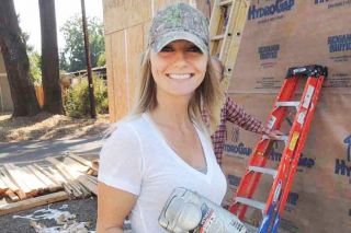 Submitted photo##Traci Spurgeon, pictured here at a Habitat For Humanity build, was taken via Life Flight to OHSU following an assault, according to family. Submitted photo##Traci Spurgeon, pictured here at a Habitat For Humanity build, was taken via Life Flight to OHSU following an assault, according to family.