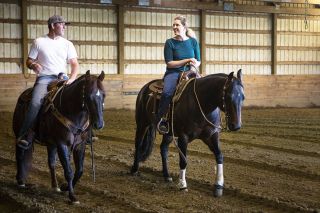 Rockne Roll/News-Register##Erica Fitzgerald saddles up. A native of the Bald Peak area, she started taking riding lessons at 5. She quickly decided that her life would revolve around horses. Rockne Roll/News-Register##Erica Fitzgerald saddles up. A native of the Bald Peak area, she started taking riding lessons at 5. She quickly decided that her life would revolve around horses.