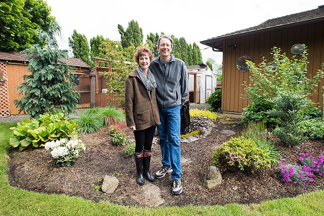 Marcus Larson / News-Register##John and Edwina Castle met in the greenhouse at Oregon State University, 
where he was studying horticulture and she was studying botany.