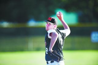 Rusty Rae/News-Register##
Ethan Parlette came in to tame Tigard, after the guests scored six runs in the first inning off Colton Crawford. Parlette demonstrated mastery of his fastball and curve in getting the win. Rusty Rae/News-Register##
Ethan Parlette came in to tame Tigard, after the guests scored six runs in the first inning off Colton Crawford. Parlette demonstrated mastery of his fastball and curve in getting the win.