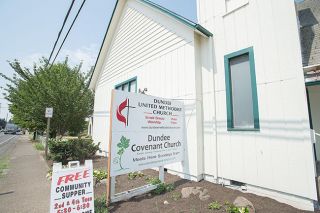 Marcus Larson/News-Register##Dundee Covenant Church has been renting space from United Methodist Church for several years. Its congregation will continue to meet there.