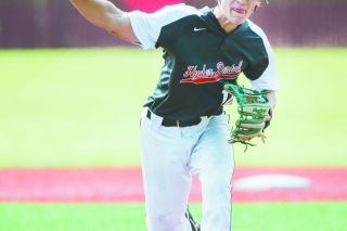 Marcus Larson/News-Register file photo##
A.J. Dix earned the win in the first game against Canby, but Mac lost the second of the doubleheader. Marcus Larson/News-Register file photo##
A.J. Dix earned the win in the first game against Canby, but Mac lost the second of the doubleheader.