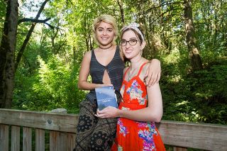 Marcus Larson/News-Register##Maliha Khan edited their friend Kathryn Sinor’s self-published novel “Revolutionary Veins.” Marcus Larson/News-Register##Maliha Khan edited their friend Kathryn Sinor’s self-published novel “Revolutionary Veins.”
