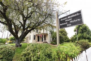 Rockne Roll / News-Register##Newberg’s Hoover-Minthorn House Museum was dedicated in 1955 with former President Herbert Hoover, then 81 years old, in attendance.