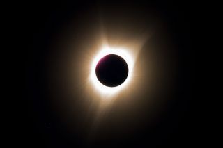 Marcus Larson/News-Register##The August 21, 2017 total solar eclipse during totality. Marcus Larson/News-Register##The August 21, 2017 total solar eclipse during totality.