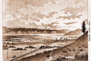 Image: Oregon Historical Society##
A lithograph from the January 1885 issue of The West Shore magazine shows the Grand Ronde Valley. Image: Oregon Historical Society##
A lithograph from the January 1885 issue of The West Shore magazine shows the Grand Ronde Valley.