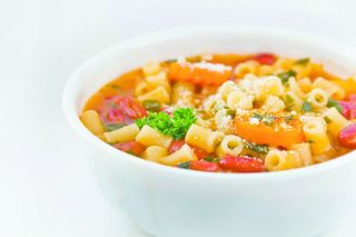 Can Stock Photo/ezumeimages##
Stir up a big pot of pasta e fagioli, and you won’t need to cook again for a few days.