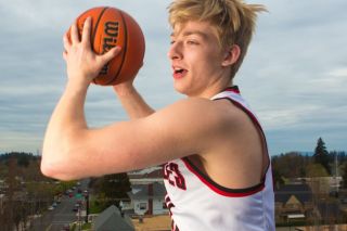 Rockne Roll/News-Register##
Athlete of the Year Aaron Baune, pictured on top of Hotel Oregon in McMinnville. Rockne Roll/News-Register##
Athlete of the Year Aaron Baune, pictured on top of Hotel Oregon in McMinnville.