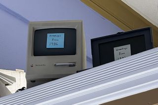 Kirby Neumann-Rea/News-Register##“Antique” technology is on lofty display (or for sale) in the Primisys showroom. Kirby Neumann-Rea/News-Register##“Antique” technology is on lofty display (or for sale) in the Primisys showroom.