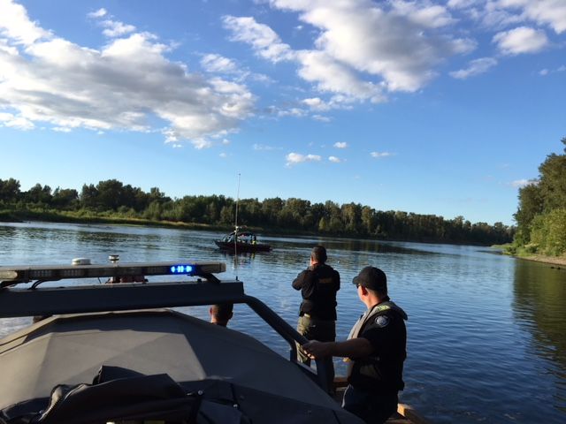 Photos courtesy of the Yamhill County Sheriff s Office##The search continued Thursday in the Willamette River in the area of the Wheatland Ferry for a missing California resident.