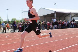 Rockne Roll/News-Register##
Y-C s Shane Davis earned a fifth place in the OSAA 4A boys 800-meter run Saturday at Hayward Field in Eugene. He turned in a 201.18 time in the finals, but set a personal best in the preliminaries of 200.83. Rockne Roll/News-Register##
Y-C s Shane Davis earned a fifth place in the OSAA 4A boys 800-meter run Saturday at Hayward Field in Eugene. He turned in a 201.18 time in the finals, but set a personal best in the preliminaries of 200.83.