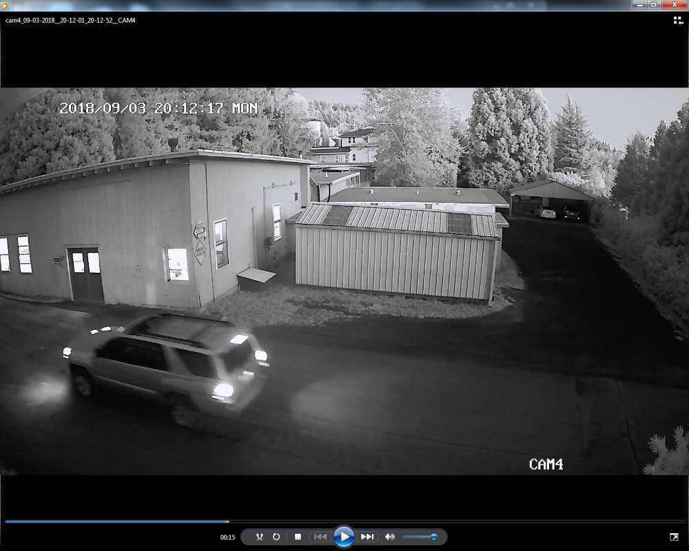 Courtesy of the Yamhill County Sheriff s Office## Video surveillance images of the suspect and his vehicle.
