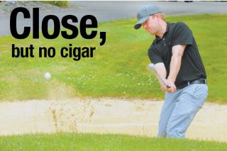 Rusty Rae/News-Register##
Michelbook head pro Matt Marshall works on his game Wednesday, practicing blasting out of a sand trap. He was close to earning a second trip to the US Open at the sectional playoff Monday at Tacoma Country and Golf Club, but lost out on the first hole of a four-man playoff. Rusty Rae/News-Register##
Michelbook head pro Matt Marshall works on his game Wednesday, practicing blasting out of a sand trap. He was close to earning a second trip to the US Open at the sectional playoff Monday at Tacoma Country and Golf Club, but lost out on the first hole of a four-man playoff.