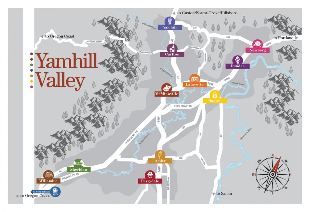 Map of Yamhill Valley 2014