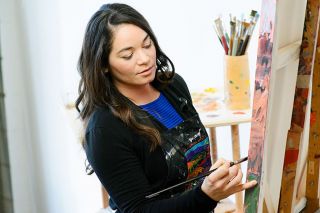 Submitted photo##Artist Erin Hanson s paintings often feature subjects she s seen in the outdoors. She said she is looking forward to moving her studio to McMinnville, where she will be closer to nature. Submitted photo##Artist Erin Hanson s paintings often feature subjects she s seen in the outdoors. She said she is looking forward to moving her studio to McMinnville, where she will be closer to nature.