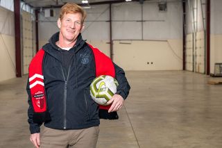 Rusty Rae/News-Register##McMinnville Soccer Club President Patrick Reuter envisions a home for indoor futsal, one with youth and adult leagues and tournaments.