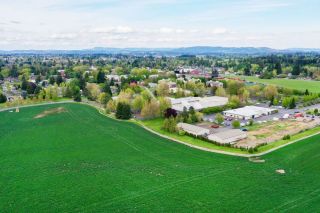 Eagle Eye Droneography##City of McMinnville will continue studying two potential recreation/aquatic facility sites in the coming by months: land on Keck Avenue, seen above in aerial view looking north, located on the south end of Linfield University campus, and the McMinnville Water & Light parcel, at Riverside Drive and Marsh Lane, shown below.