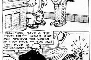 ##This pro-masking editorial cartoon appeared in the Nov. 1, 1918, edition of the long-defunct Santa Barbara Daily News.