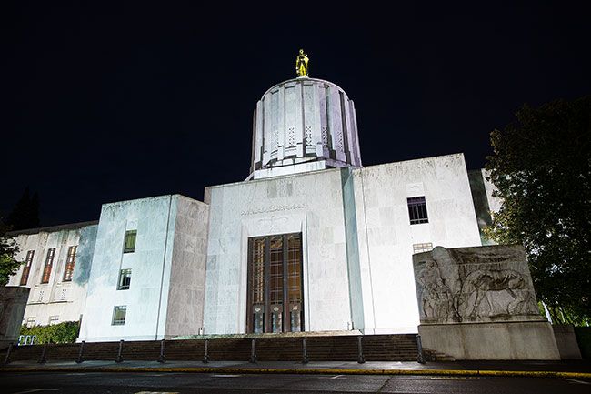 Marcus Larson/News-Register##The Oregon State Capitol Building in Salem