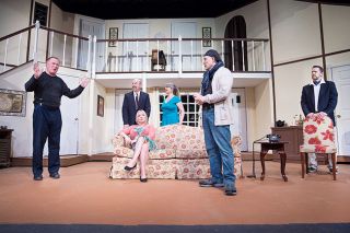 Marcus Larson/News-Register ## In rehearsal, several cast members of “Noises Off” discuss how best to perform the show they are staging, “Nothing On,” in this play-within-a-play. Gallery Theater’s production opens Friday. Marcus Larson/News-Register ## In rehearsal, several cast members of “Noises Off” discuss how best to perform the show they are staging, “Nothing On,” in this play-within-a-play. Gallery Theater’s production opens Friday.