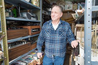 Marcus Larson/News-Register ## Robert Walker is working on distributing his late friend Dick Miller’s collections to good homes. Right now, they fill his garage. Marcus Larson/News-Register ## Robert Walker is working on distributing his late friend Dick Miller’s collections to good homes. Right now, they fill his garage.