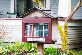 Rusty Rae/News-Register##One of the many Little Free Libraries around McMinnville.