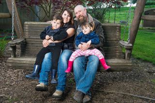 Rusty Rae/News-Register ## Brad and Crystal Fuerst run the hay and straw baling business Brad’s father started in 1992. They live on their farm with their children, 4-year-old Greyson and 2-year-old Nora. Rusty Rae/News-Register ## Brad and Crystal Fuerst run the hay and straw baling business Brad’s father started in 1992. They live on their farm with their children, 4-year-old Greyson and 2-year-old Nora.