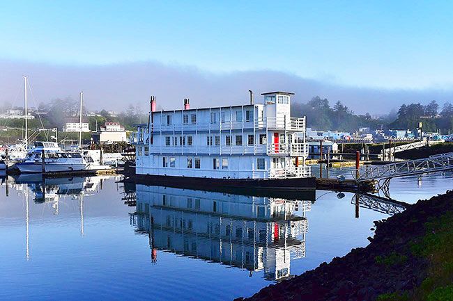 Submitted photo / Leroy Brown ##
Brown enjoys photographing scenes along the Oregon Coast, including this one featuring the Newport Belle, a bed and breakfast, at its permanent mooring in the South Beach Marina.