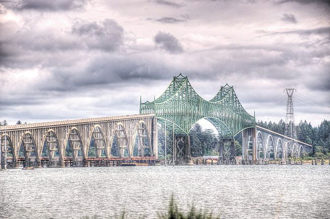 Submitted photo / Leroy Brown ## The McCullough Memorial Bridge over the Coos River appears mysterious on a cloudy day.