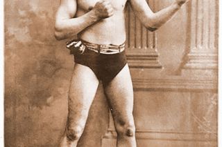 Image: Wikimedia ## “Mysterious Billy” Smith as seen in a promotional photograph in the mid-1890s, when he was Welterweight Champion of the World.