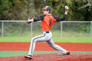 Marcus Larson/News-Register##
Willamina pitcher and short stop Kaleb Reid was recently named first team, all-conference for the Coastal Range League. Reid helped lead the Bulldogs to five wins during the 2019 season. Marcus Larson/News-Register##
Willamina pitcher and short stop Kaleb Reid was recently named first team, all-conference for the Coastal Range League. Reid helped lead the Bulldogs to five wins during the 2019 season.