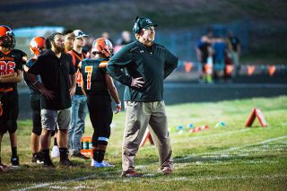 Marcus Larson/News-Register file photo##
Willamina head coach Dan Oswald recently resigned his coaching and teaching positions. Marcus Larson/News-Register file photo##
Willamina head coach Dan Oswald recently resigned his coaching and teaching positions.