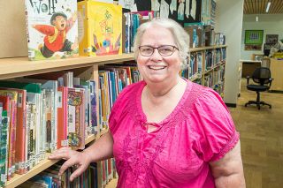 Marcus Larson/News-Register ##
Sharon Buehler loves books and children, and that has made her many years as a school librarian rewarding. She is the only librarian
