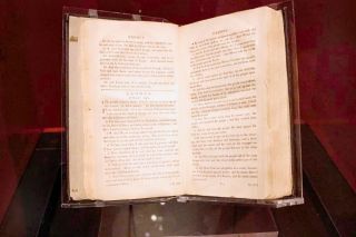 Much of the book of Exodus was excluded from the 1807  Slave Bible , above, designed to convert Black slaves in the West Indies to Christianity.