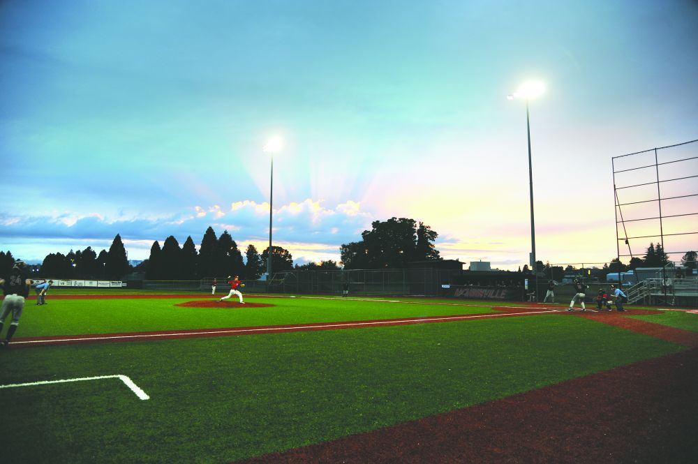 Logan Brandon/News-Register##
Hyder Dental pitcher Grayson Seehawer fires a fastball to a Tualatin Premier batter during Tuesday’s league contest at Patton Middle School. The Grizzlies prevailed, 9-7, and host a tournament this weekend at various McMinnville sites.