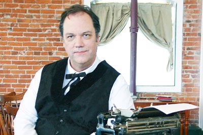 Photo by Amy Timshel##Tom Henderson appears as 19th-century columnist Edgar Wilson Nye in the indy movie “10 Days in a Madhouse.”