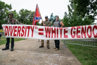Rodney Dunning photo/Flickr creative commons##Participants of the recent Unite The Right rally in Charlotteville.