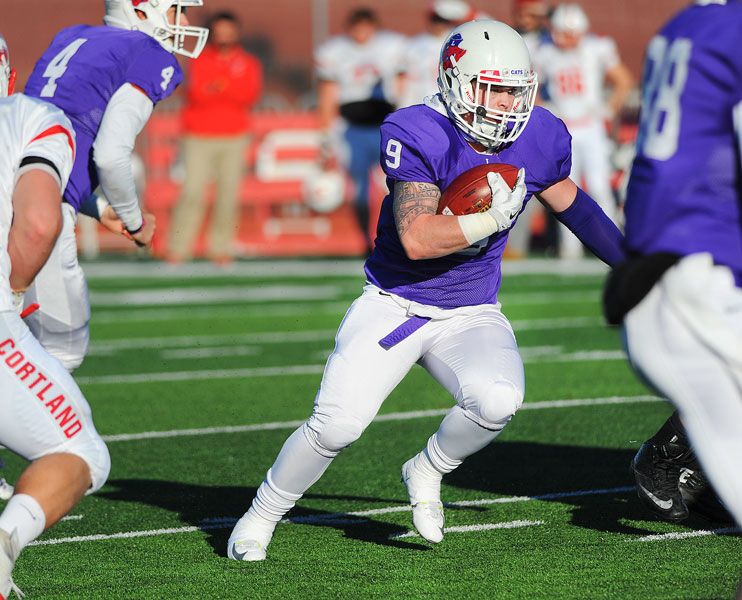 Rusty Rae/News-Register##
Spencer Choisser is the back-up at tailback to Spencer Payne for the Linfield Wildcats.