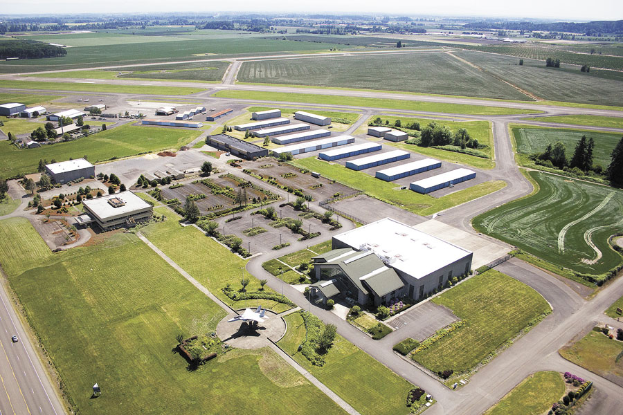 McMinnville Economic Development Partnership photo##Former Evergreen International Aviation campus in McMinnville.