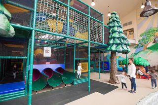Marcus Larson/News-Register
##Children try to decide what to do first at Scott’s Playhouse. Inspired by the late Scotty Banke, the playhouse offers slides, climbing areas and lookouts.