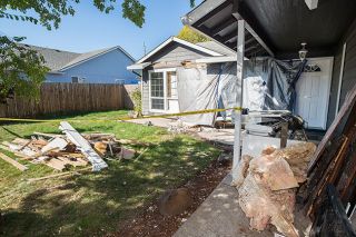 Marcus Larson / News-Register##Repairs on Robert Moon s house on Darci Drive have a long way to go six weeks after a vehicle driven by an intoxicated driver plowed through the entire structure.