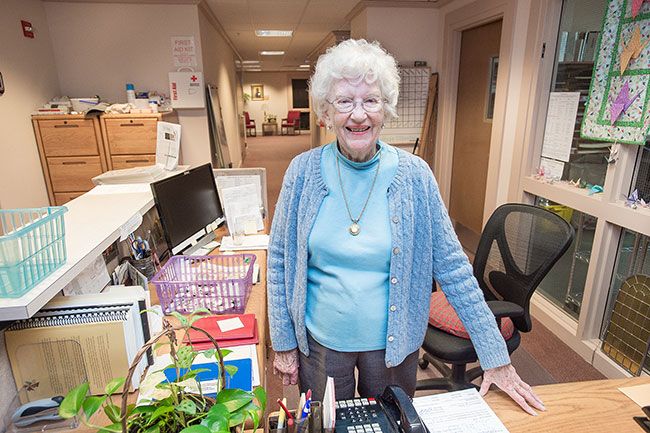 News-Register file photo##Longtime McMinnville resident Edith  Duffy  Reynolds died Sunday. She had taught at Linfield College for 37 years and volunteered at the First Baptist Church.