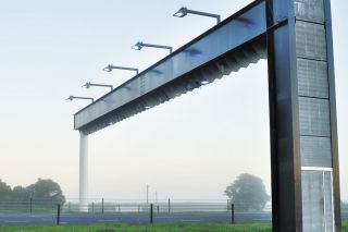 illarionovdv/Can Stock Photo##Example of an electronic toll gate over a highway.