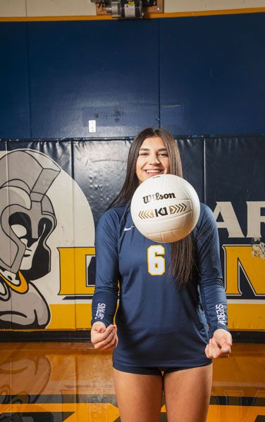 Rusty Rae/News-Register##Haley Ayala hopes to continue her volleyball career next year at the collegiate level.